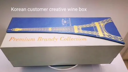Excellent Products PU Leather Factory Single Bottle Wine Gift Box