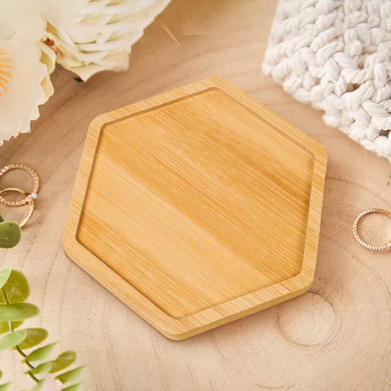 Handcraft Bamboo Coasters for Drinks Wood Coasters